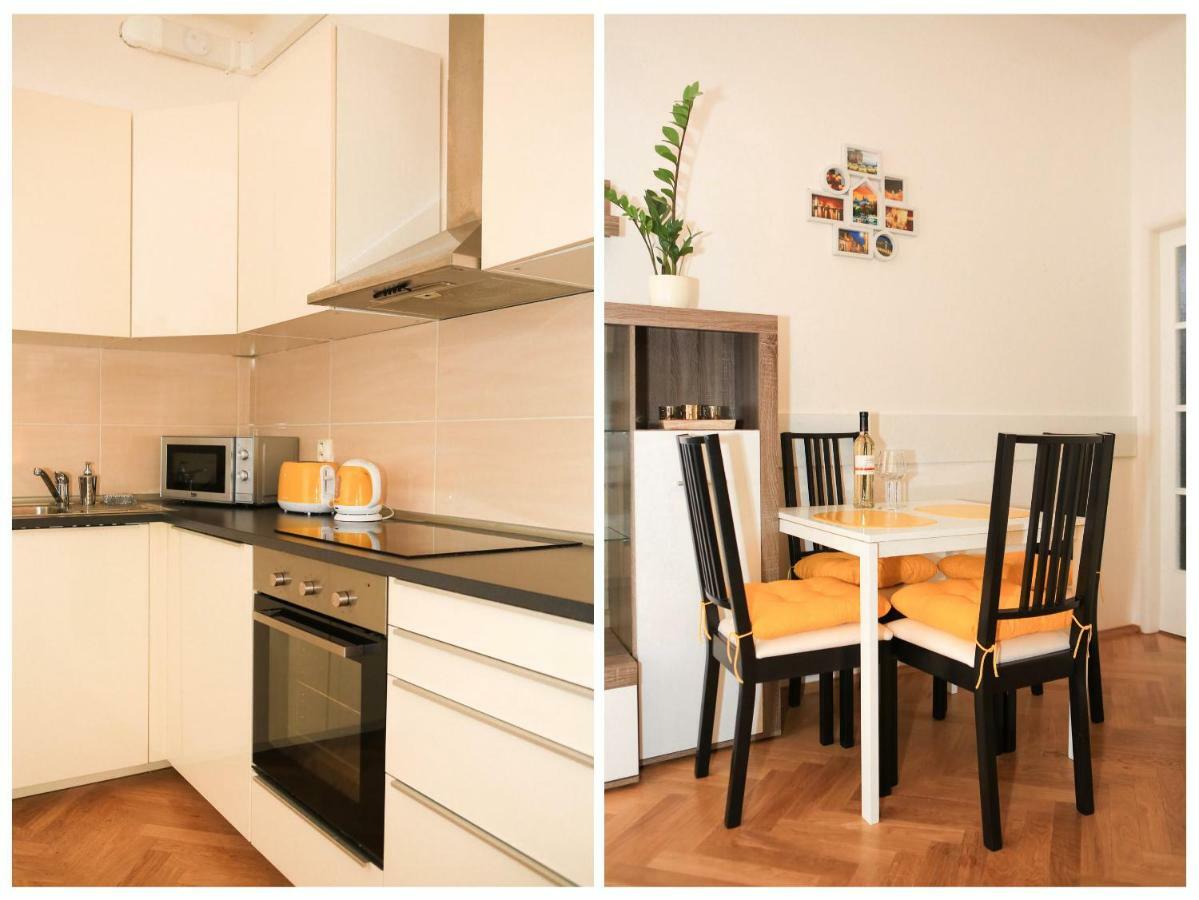 Yellow Apartment Few Steps From Metro Prague Exterior photo